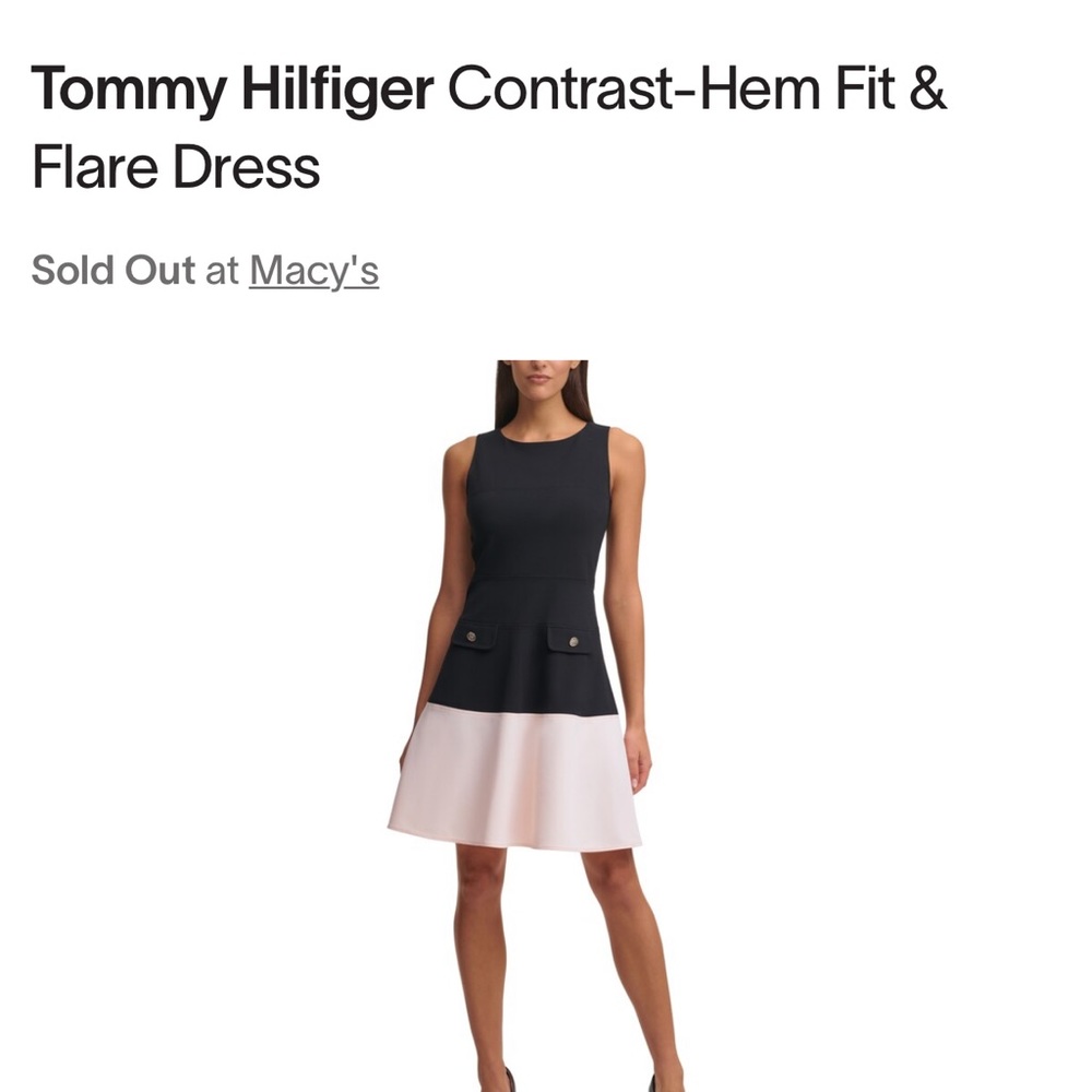Tommy Hilfiger dress never worn 4 beautiful buttons